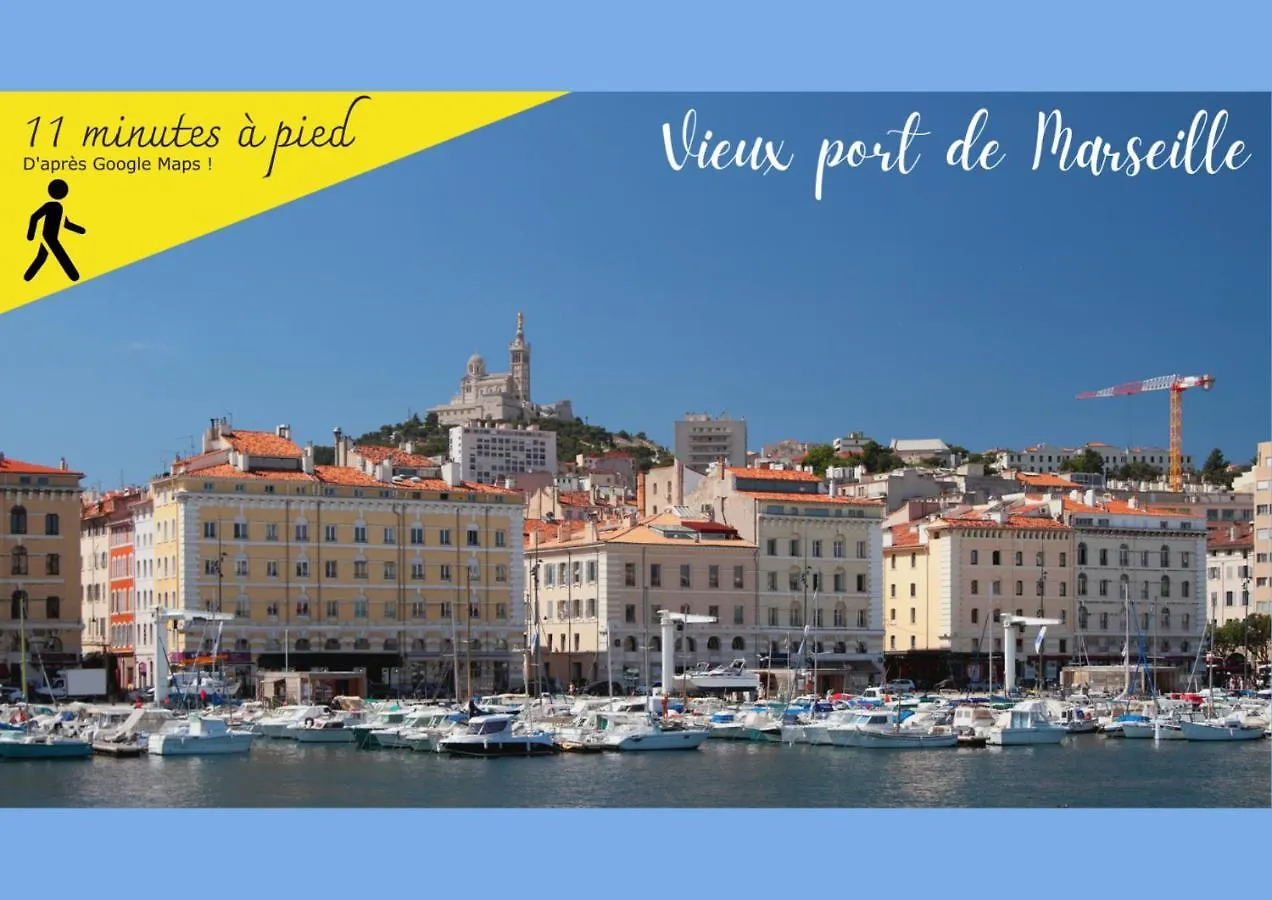 Catalans Beach Vieux Port Appart Massilia Marseille 0*,  France