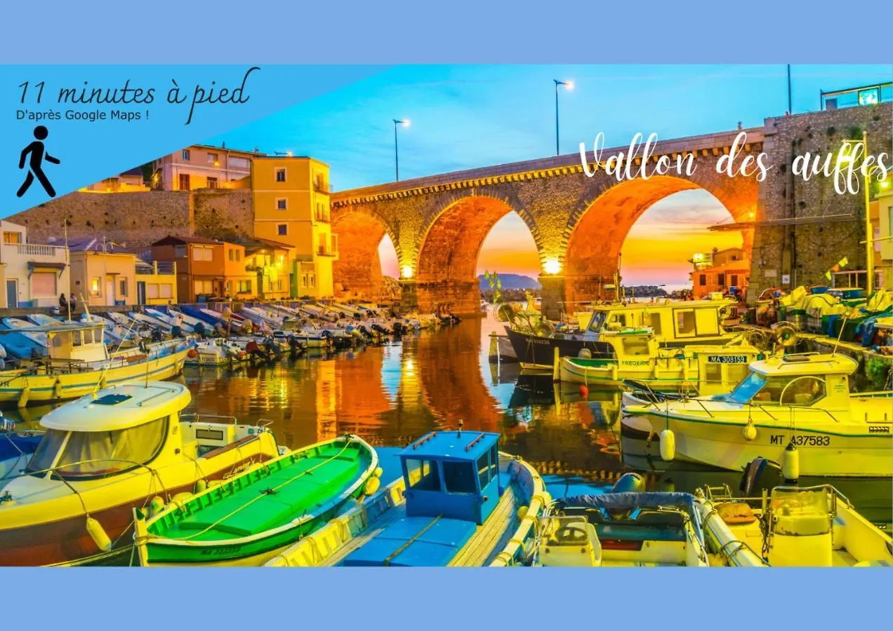 Catalans Beach Vieux Port Appart Massilia Marseille Apartment